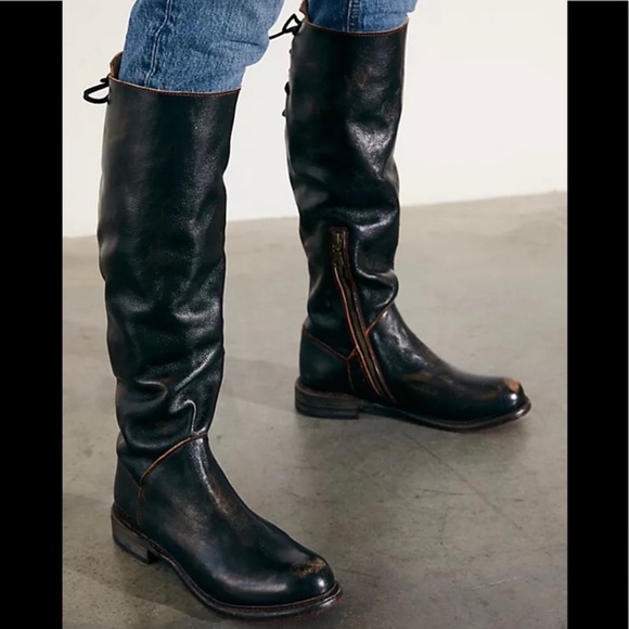 Bed Stü Black Manchester Lace-up Ankle-zip Boots EUC Size 8.5 fits like 9! - Picture 3 of 11